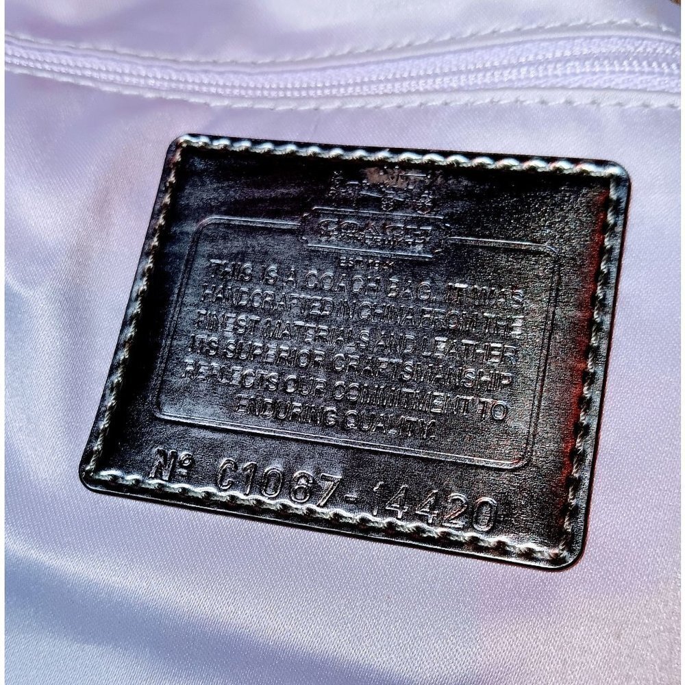 Coach Madison Signature Op Art Maggie Hobo Bag - Picture 6 of 15